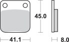 Placute Frana Car/Cer 536Hf