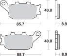 Sbs Placute Frana Sint Rear 657Ls