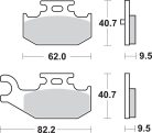 Placute frana SBS Sinter Offroad 816SI