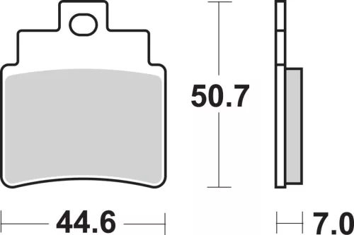Plăcuțe frână sinterizate SBS 775SI