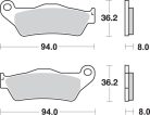 Placute Frana Sint Rear 671Ls