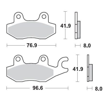 Moto-Master Placute Frana Racing 092611