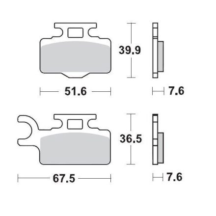 Moto-Master Placute Frana Racing Gp 094112