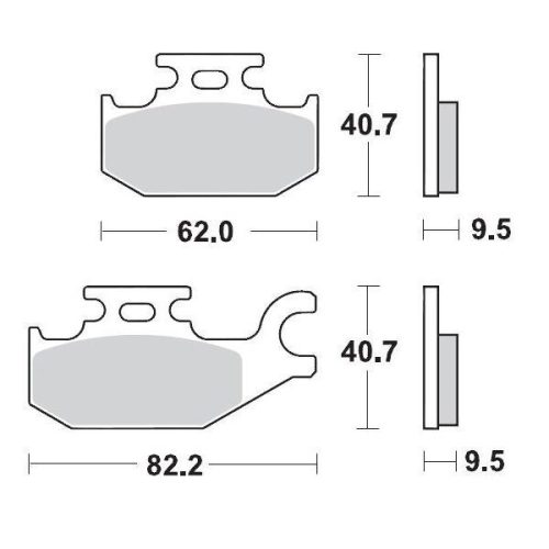 Moto-Master Placute Frana Racing 094211