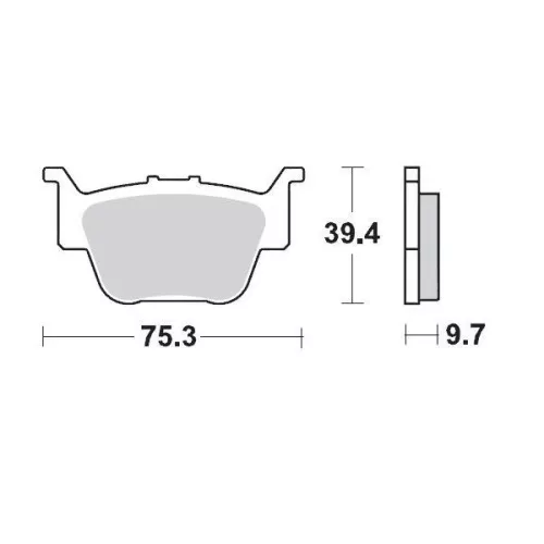 Plăcuțe frână sinterizate MOTO-MASTER 95111