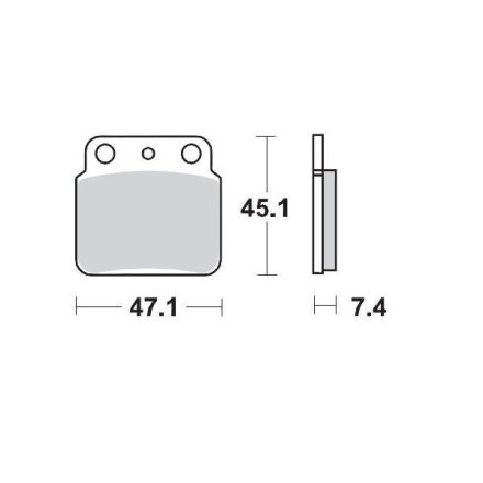 Moto-Master Placute Frana Racing 095211