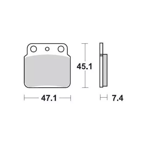 Plăcuțe frână sinterizate MOTO-MASTER 95211