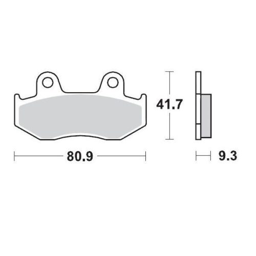 Moto-Master Placute Frana Racing 095811