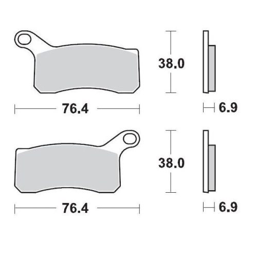 Moto-Master Placute Frana Racing 096511