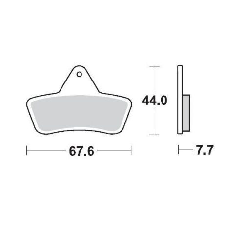 Moto-Master Placute Frana Racing 096811