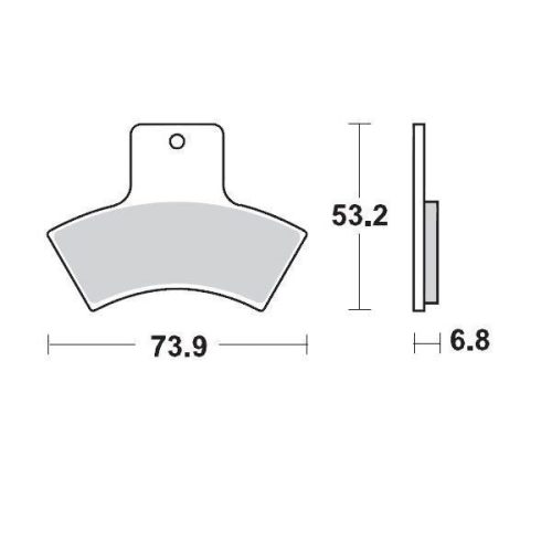 Moto-Master Placute Frana Racing 096911