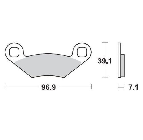 Moto-Master Placute Frana Racing 097011