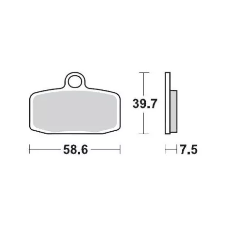 Plăcuțe frână sinterizate MOTO-MASTER 97411