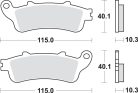 Sbs Placute Frana Sint Rear 880Ls