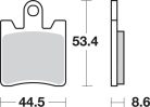 Placute Frana Sint Fr 740Hs