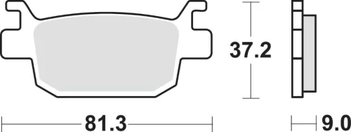 Plăcuțe frână sinterizate SBS 193CT