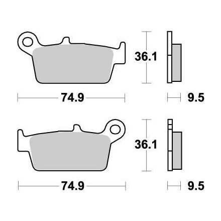 Moto-Master Placute Frana Nitro 091821