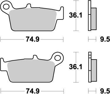 Moto-Master Placute Frana Nitro 091821