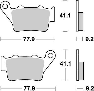 Moto-Master Placute Frana Nitro 093221