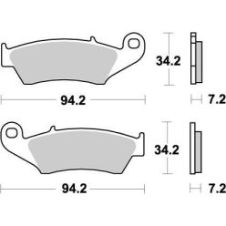 Moto-Master Placute Frana Nitro 093421