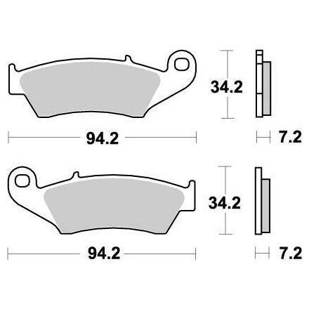 Moto-Master Placute Frana Nitro 093421