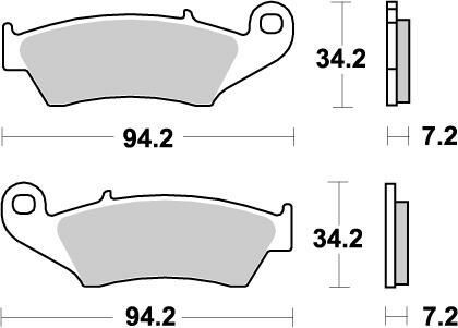 Moto-Master Placute Frana Nitro 093421