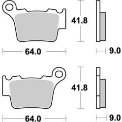 Moto-Master Placute Frana Nitro 094421