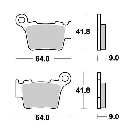 Moto-Master Placute Frana Nitro 094421