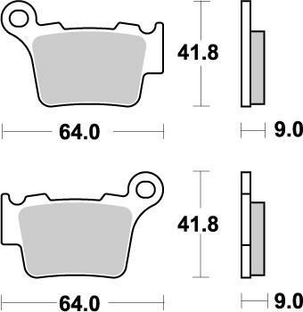 Moto-Master Placute Frana Nitro 094421