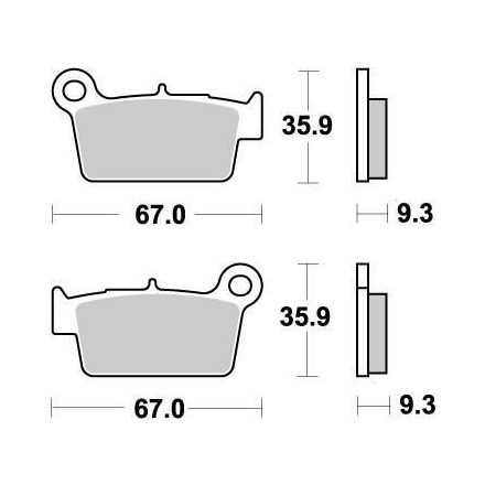 Moto-Master Placute Frana Nitro 094521