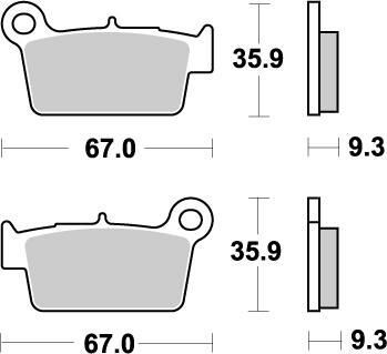 Moto-Master Placute Frana Nitro 094521