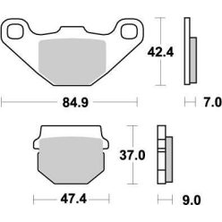 Moto-Master Placute Frana Nitro 090121