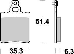 Moto-Master Placute Frana Nitro 090721