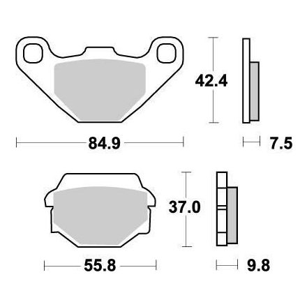 Moto-Master Placute Frana Nitro 091121