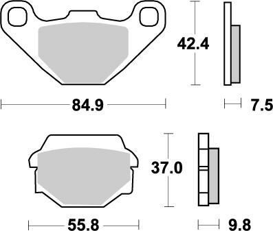 Moto-Master Placute Frana Nitro 091121