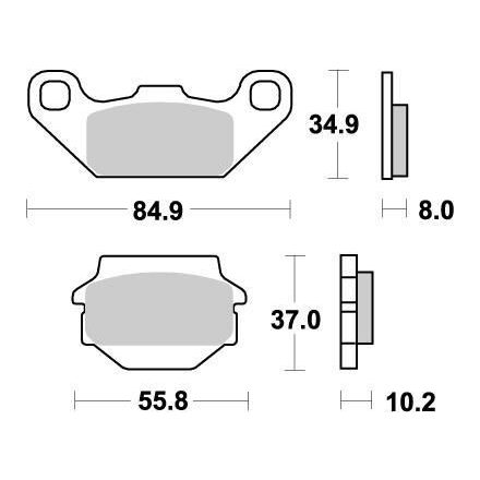 Moto-Master Placute Frana Nitro 091321