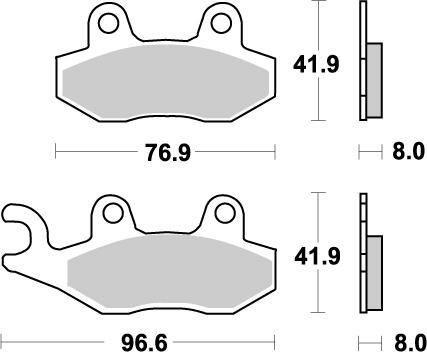 Moto-Master Placute Frana Nitro 091921