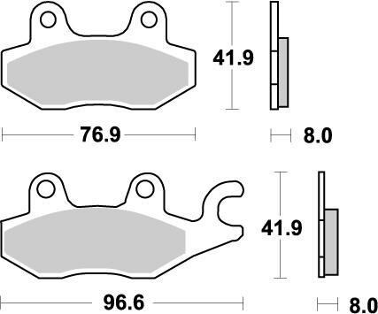 Moto-Master Placute Frana Nitro 092621