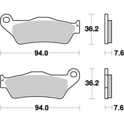 Moto-Master Placute Frana Nitro 093021