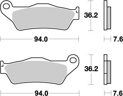 Moto-Master Placute Frana Nitro 093021