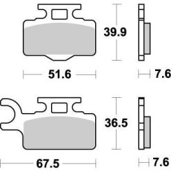 Placute frana MOTO-MASTER Sinter Offroad 094121