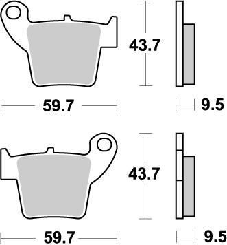 Moto-Master Placute Frana Nitro 094321