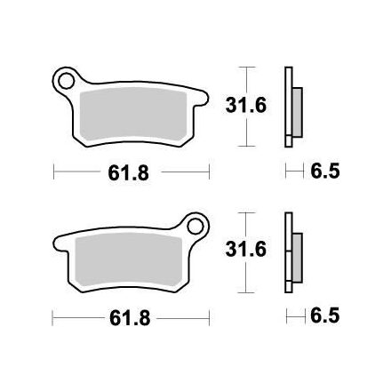 Moto-Master Placute Frana Nitro 094621