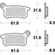Plăcuțe frână sinterizate MOTO-MASTER 94621
