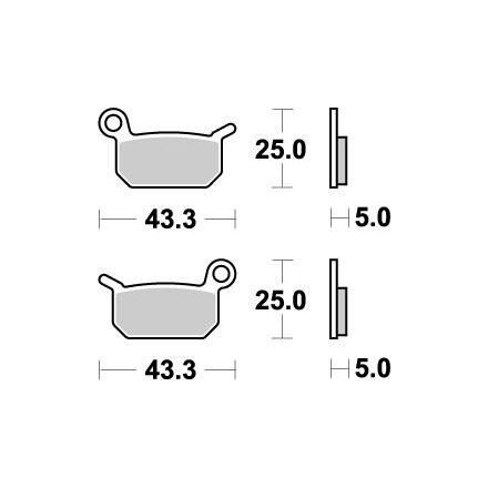 Moto-Master Placute Frana Nitro 094721