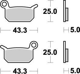 Moto-Master Placute Frana Nitro 094721