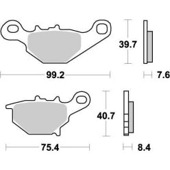 Moto-Master Placute Frana Nitro 094821