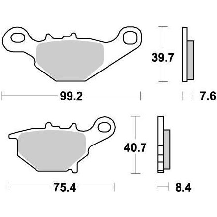 Moto-Master Placute Frana Nitro 094821