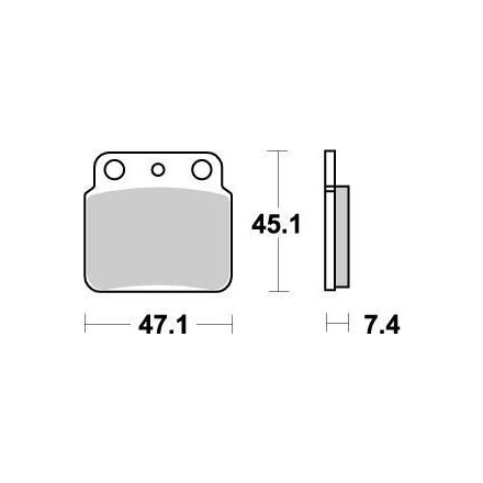 Moto-Master Placute Frana Nitro 095221