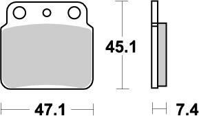 Moto-Master Placute Frana Nitro 095221